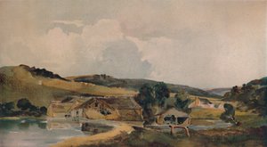 The Mill Stream, 1800-tallet, 1935 av Peter de Wint
