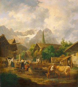 Morgen i Partenkirchen, 1819