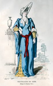 Dame på herregården på tiden til Charles VIII av Frankrike, 1498 1882-1884.