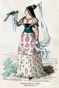 Dame på herregården til Charles VI av Frankrikes tid, 1395 1882-1884.
