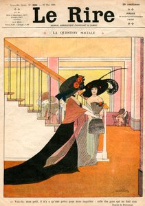 Forside av Le Rire, eller latter, 29. mai 1909 av Petitjean