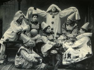 Teaterkomposisjon. Platinotypie av Pjotr Petrovitsj Pavlov (1860-1925) av Petr Petrovich Pavlov