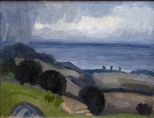 Krimlandskap. Rain par Utkin, Pyotr Savvich (1877-1934)