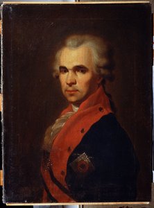 Portrett av statssekretær Vasily Popov. Maleri av Petro Semyonovich Drozhdin (1745-1805). Olje på lerret, 66 x 48 cm av Petr Semenovich Drozhdin