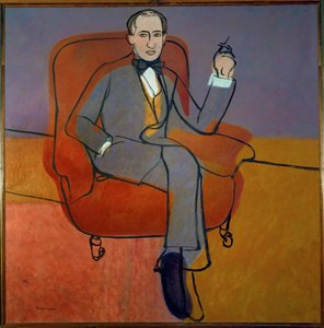 Komponist Arthur Lurie (olje på lerret) av Petr Vasilyevich Miturich