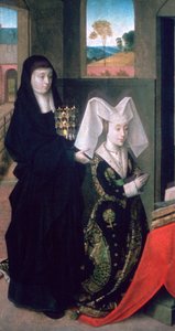 Isabel av Portugal med St Elizabeth, 1457-1460