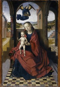 Madonnaen og barnet, 1460-tallet av Petrus Christus