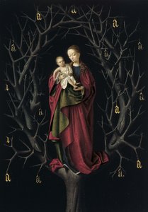 Jomfruen til det tørre treet, ca 1465 av Petrus Christus