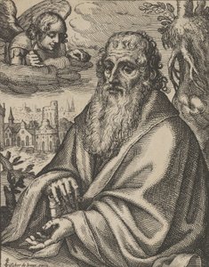 Matthew, fra The Four Evangelists, 1610-20. av Petrus Feddes
