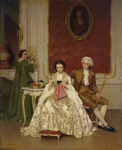 Sjalusi, 1861 av Petrus Renier Hubertus Knarren