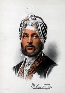 Duleep Singh, sikh-hersker, c1890. av Petter and Galpin Cassell