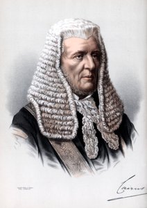 Hugh NcCalmont Cairns, 1st Earl Cairns, Lord Chancellor of Great Britain, c1890. av Petter and Galpin Cassell
