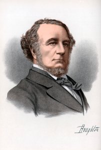 Richard Monckton Milnes, 1st Baron Houghton, engelsk poet og politiker, ca 1890.