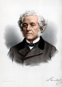 Samuel Morley , avskaffelsesmann, politisk radikal og statsmann, ca 1890. av Petter and Galpin Cassell