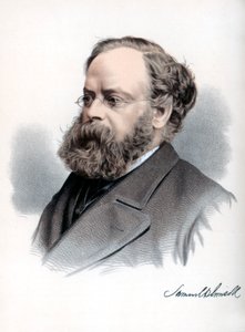 Samuel Plimsoll , britisk politiker og sosial reformator, c1890. av Petter and Galpin Cassell