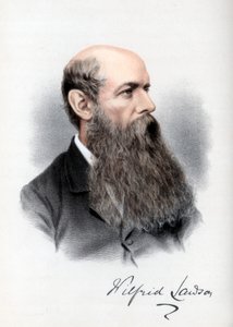 Sir Wilfrid Lawson , britisk politiker og måteholdsforkjemper, c1890. av Petter and Galpin Cassell
