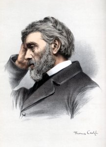 Thomas Carlyle , skotsk essayist, satiriker og historiker, c1890.