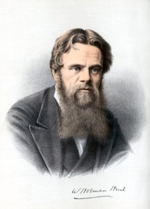 William Holman Hunt , britisk maler, c1890.