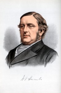 William Vernon Harcourt , britisk liberal statsmann, c1890. av Petter and Galpin Cassell