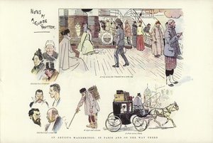 En kunstners vandring, i Paris og på vei dit