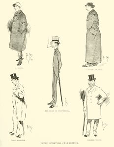 Tegneserie av Phil May, fra 1890-tallet (litho)