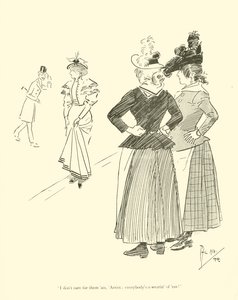 Tegneserie av Phil May, fra 1890-tallet (litho) av Phil May