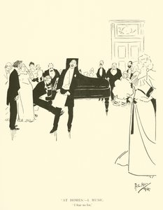 Tegneserie av Phil May, fra 1890-tallet (litho) av Phil May