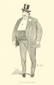 Tegneserie av Phil May, fra 1890-tallet (litho) av Phil May