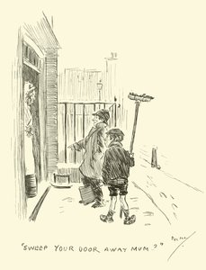 Illustrasjon for Phil Mays Gutter-Snipes av Phil May