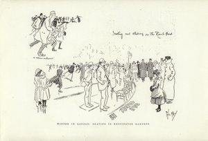 Vinter i London, skøyter i Kensington Gardens