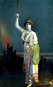 Zena Dare 1887-1975, engelsk sanger og skuespillerinne, 1908. av Philco Publishing Company