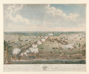 Nederlag til den britiske hæren (Slaget ved New Orleans) av Philibert Louis Debucourt