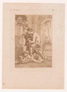 Edouard og gullet av Philibert Louis Debucourt
