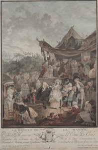 Brudens menuett av Philibert Louis Debucourt