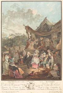 Brudens menuett av Philibert Louis Debucourt