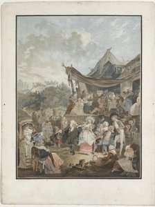 The Brides Menuet, 1786 av Philibert Louis Debucourt