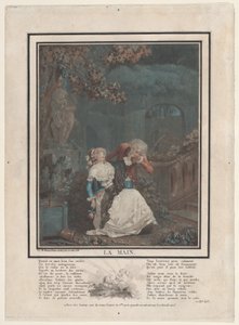 Hånden, 1788. av Philibert Louis Debucourt