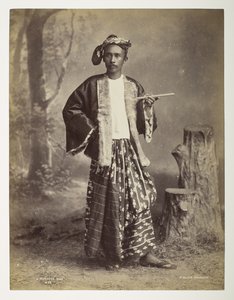 En burmesisk mann, fra Views of Burma