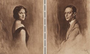 Kong George VI og dronning Elizabeth