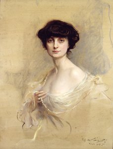 Anna de Noailles (1876-1933) 1913 (olje på lerret)