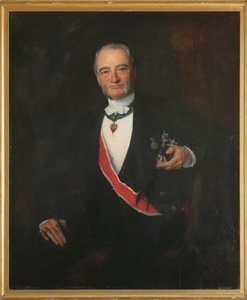 Portrett av Bohuslav, grev Chotek av Chotkow og Wognin 1829-1896, ca. 1870.