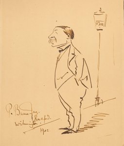 Karikatur av Samuel Bancroft