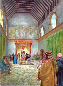 The Great Hall, Sherborne Castle, c1200-tallet, 1990-2010 av Philip Corke