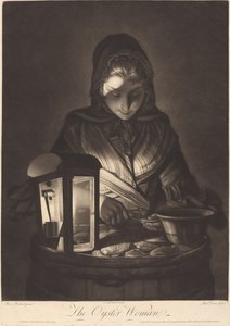 Østerskvinnen av Philip Dawe after Henry Robert Morland