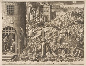 Hope Spes fra serien The Virtues, 1559-60. av Philip Galle