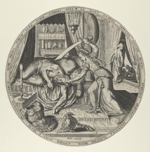 Judith fra kjente kvinner fra Det gamle testamente, sett med 6 stk.