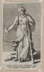 Sanitas, fra Prosopographia, ca. 1585-90., ca. 1585-90. av Philip Galle