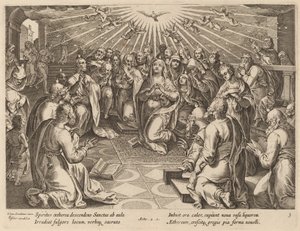 pinse av Philip Galle after Jan van der Straet