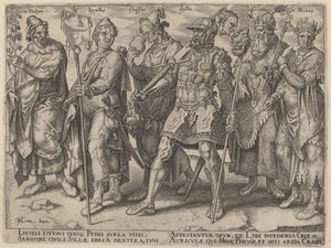 Pythius, Lucullus, Crassus, Sylla, Croesus, Midas (beryktede eksempler på rikdom fra antikken)