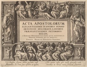 Tittelside av Philip Galle after Maerten van Heemskerck after Jan van der Straet
